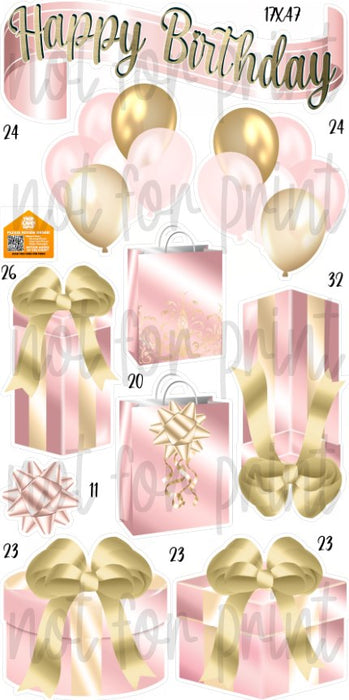 HBD Gift Packs- Pink & Gold