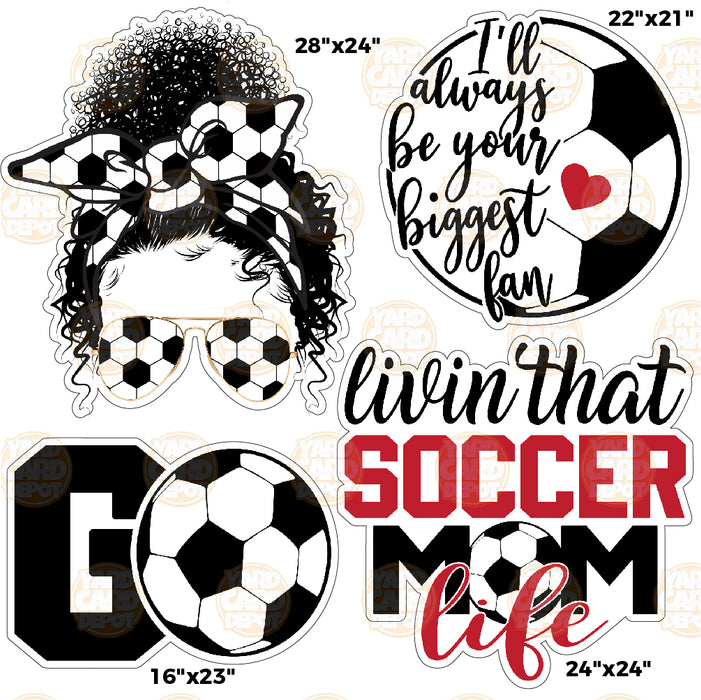 HALF SHEET BZ Soccer Mom- Curly Hair