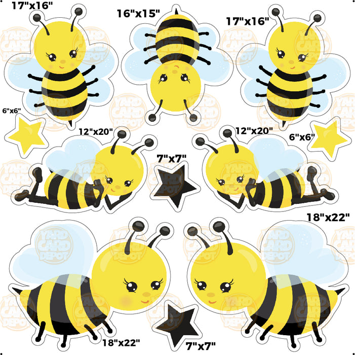 HALF SHEET Baby Bees