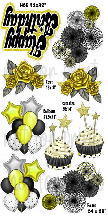Yellow - Birthday Color Set