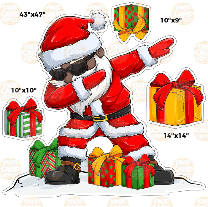 HALF SHEET Dabing Santa- Choose a Skin Tone