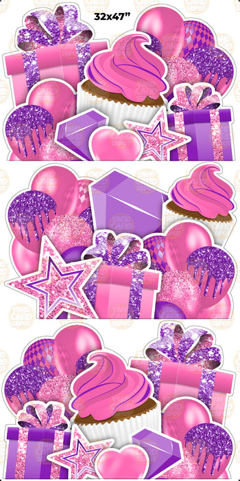 EZ Jumbo Panels - Hot Pink Purple