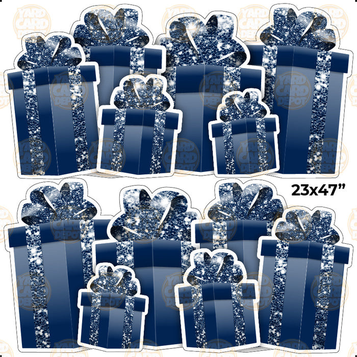 HALF SHEET EZ Gift Panels - navy blue