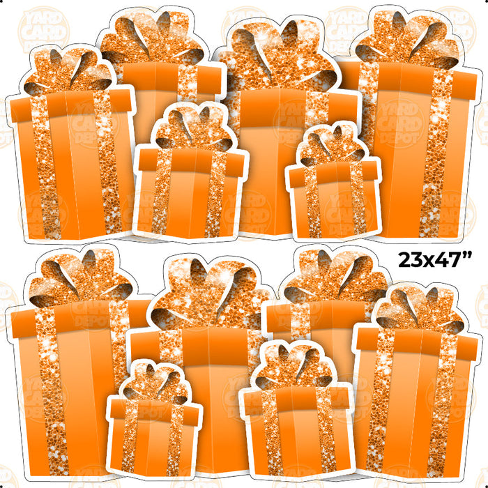 HALF SHEET EZ Gift Panels - orange