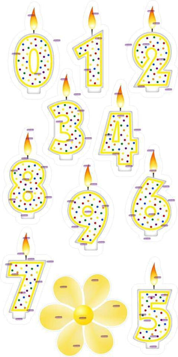 Yellow Candle Numbers 26in