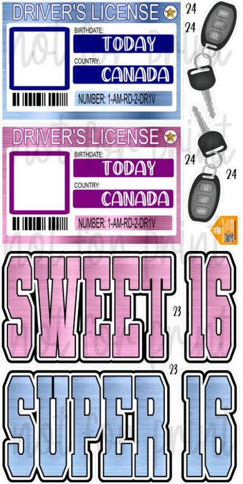 Drivers License Photo Frames- Canada