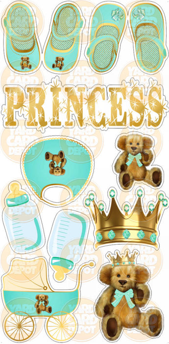 Princess Royal Baby Girl- Teal