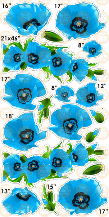 Blue Poppies