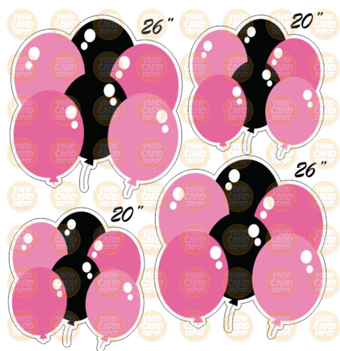 HALF SHEET MS Minnie Inspired Balloon Bundles