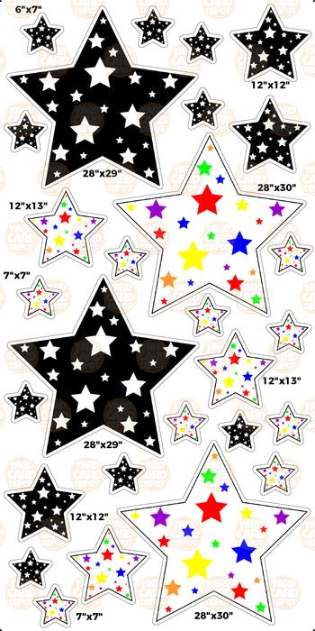 BZ Colorful & Inverted Stars