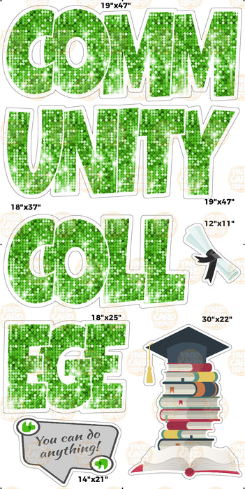 BZ Community College "EZ Set" 18in Lucky Guy- Choose a Color