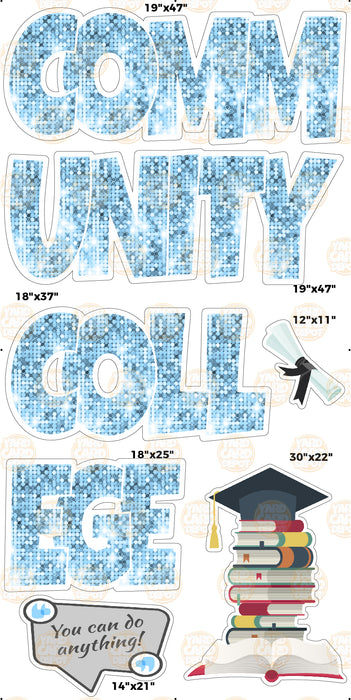 BZ Community College "EZ Set" 18in Lucky Guy- Choose a Color