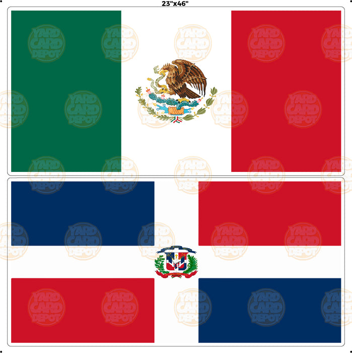 HALF SHEET BZ Mexico-DR Flags