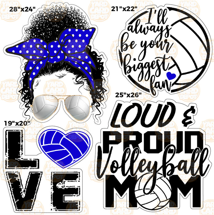 HALF SHEET BZ Volleyball Mom Curly Hair