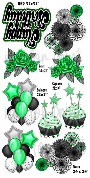 Green - Birthday Color Set