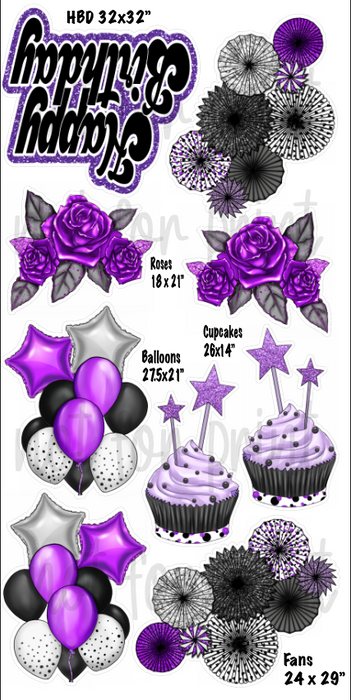 Purple - Birthday Color Set