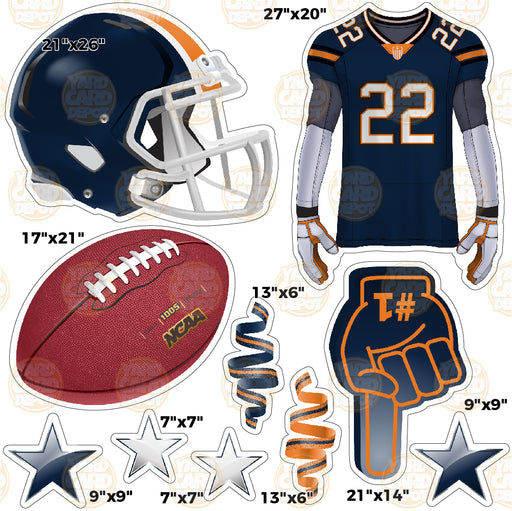 HALF SHEET College Football SEC- Auburn — Yard Card Depot LLC