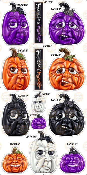 Pumpkin Faces RF (Right Facing)