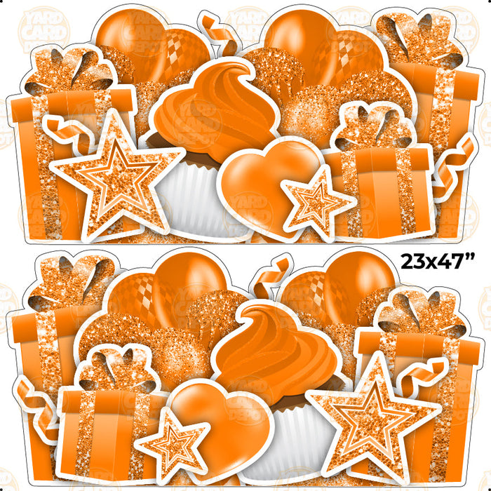 HALF SHEET EZ Flair Panels - orange