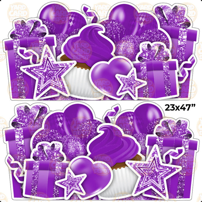 HALF SHEET EZ Flair Panels - purple
