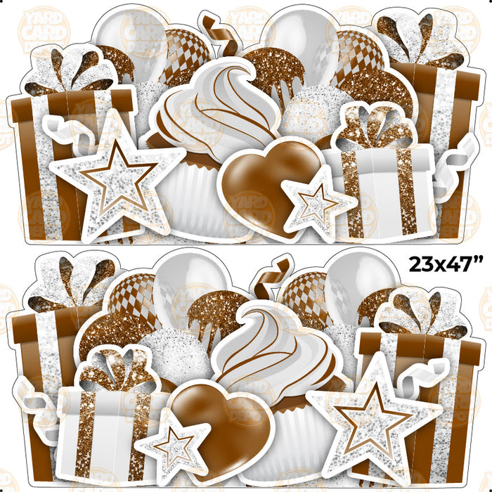HALF SHEET EZ Flair Panels - white chocolate