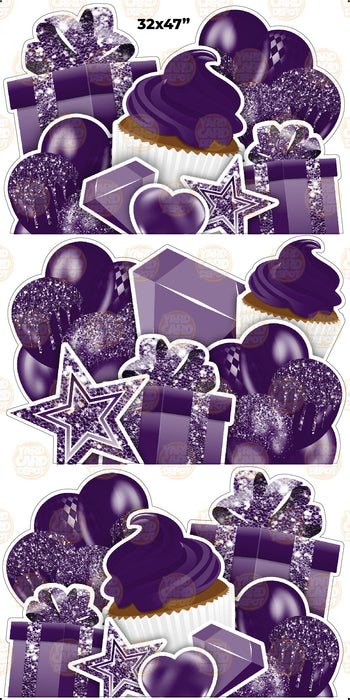 EZ Jumbo Panels - Dark Purple