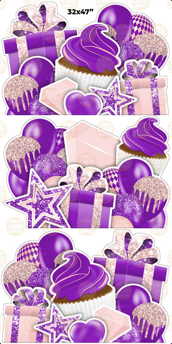 EZ Jumbo Panels - Purple Baby Pink