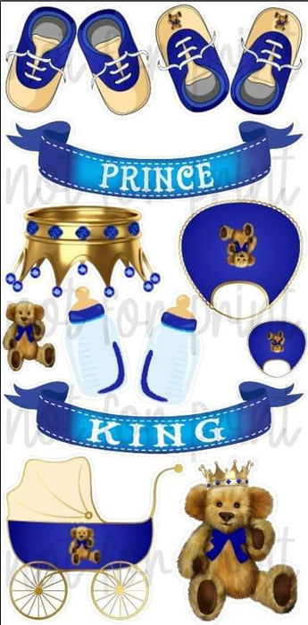 Prince Royal Baby Boy- Blue
