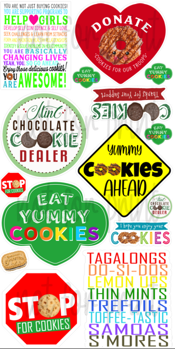 Girl Scout Cookies Signs 1