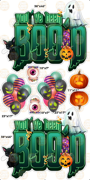 Green Haunted "You've Been Boo'd"