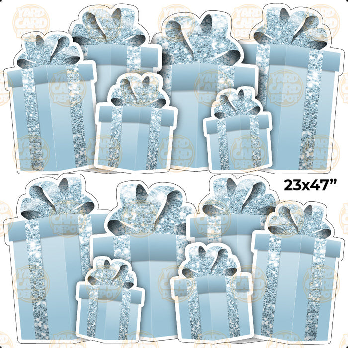 HALF SHEET EZ Gift Panels - Aquamarine