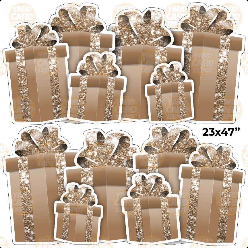 HALF SHEET EZ Gift Panels - Brown Sugar — Yard Card Depot LLC