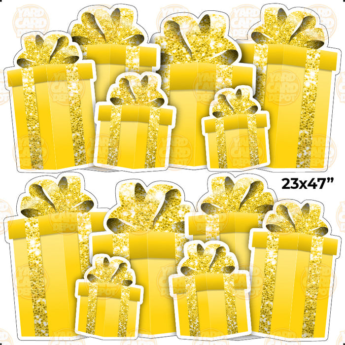 HALF SHEET EZ Gift Panels - Cyber Yellow
