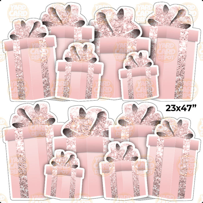 HALF SHEET EZ Gift Panels - baby pink