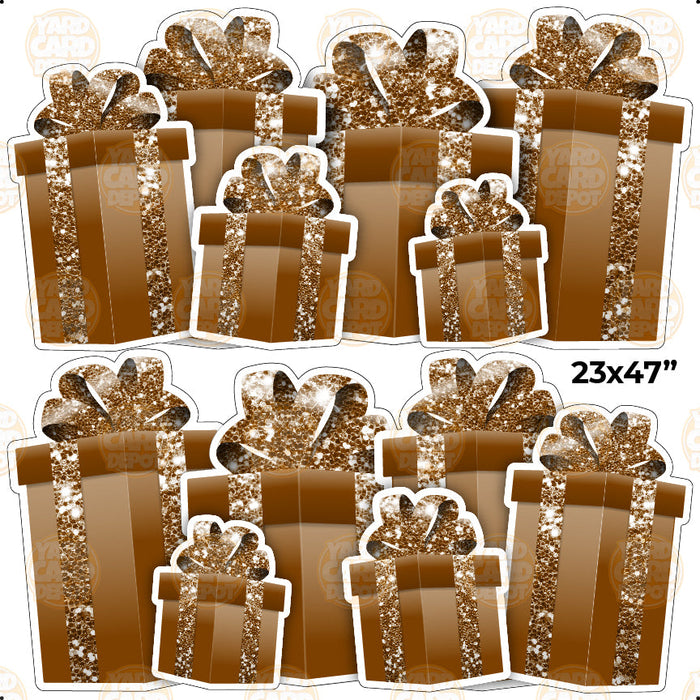 HALF SHEET EZ Gift Panels - chocolate