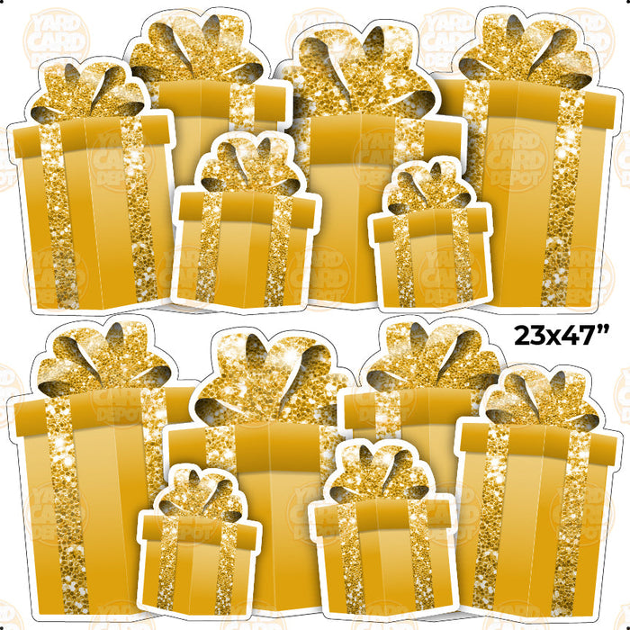 HALF SHEET EZ Gift Panels - gold