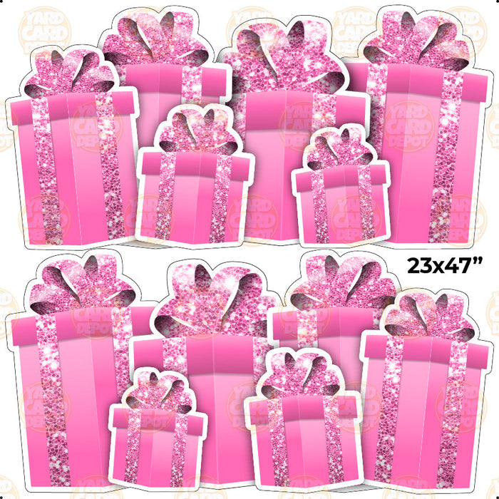 HALF SHEET EZ Gift Panels - hot pink