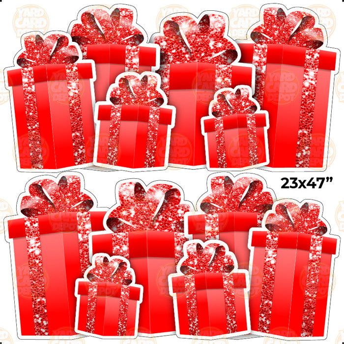 HALF SHEET EZ Gift Panels - red