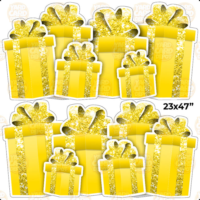 HALF SHEET EZ Gift Panels - yellow