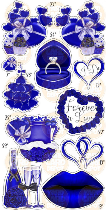 Will You Marry Me- Royal Blue Flair