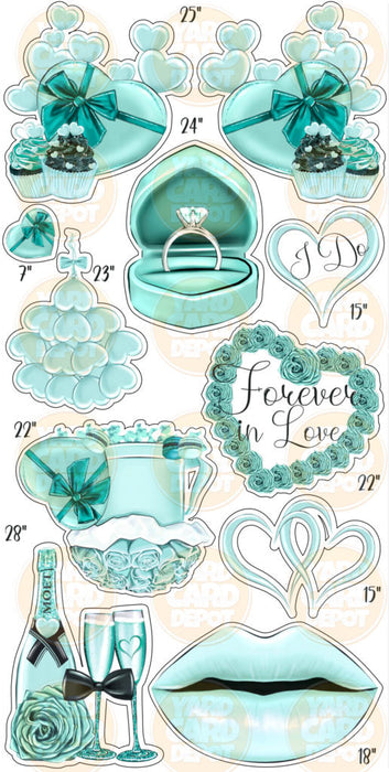 Will You Marry Me- Tiffany Blue Flair