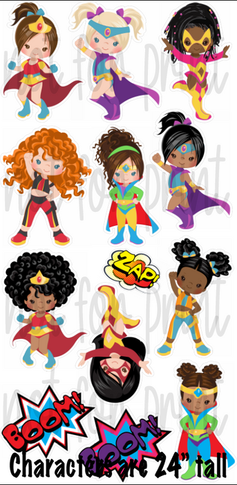 Mujka Superheroes Girls