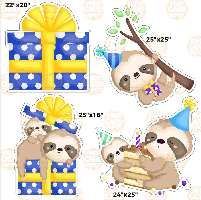 HALF SHEET Party Sloth 1