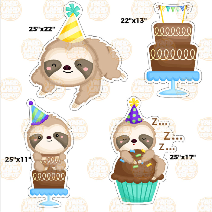 HALF SHEET Party Sloth 2