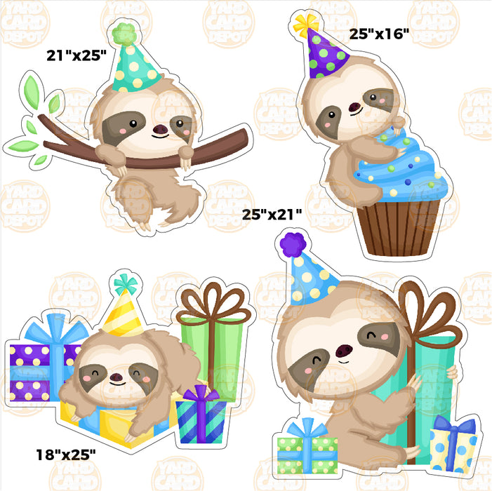 HALF SHEET Party Sloth 3