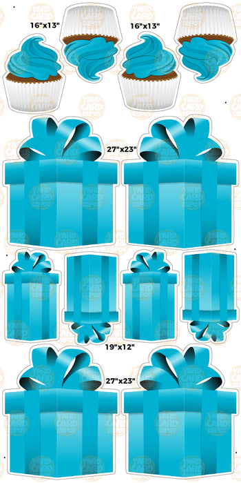 Symmetrical Gift Boxes - Solid Colors
