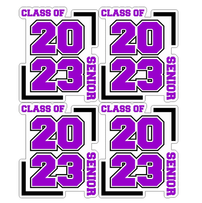HALF SHEET - Senior Class of 2023  x4pcs (YOU PICK COLOR)
