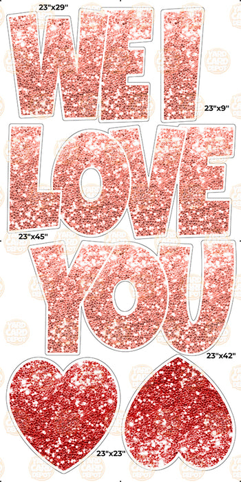 We / I Love you “EZ Set” 23in Lucky Guy- AKA Salmon Pink