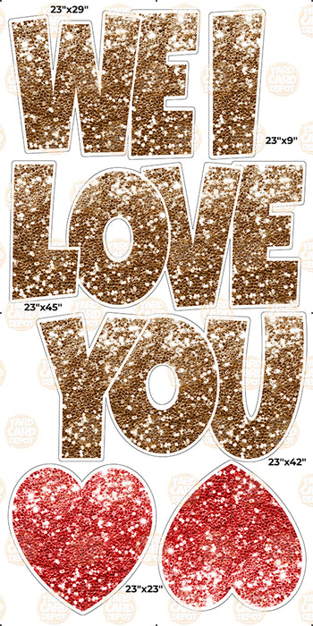 We / I Love you “EZ Set” 23in Lucky Guy- Chocolate Brown