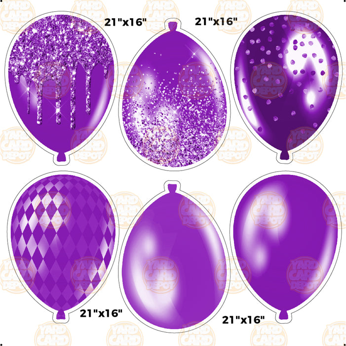 HALF SHEET Balloon Singles- Choose a Color